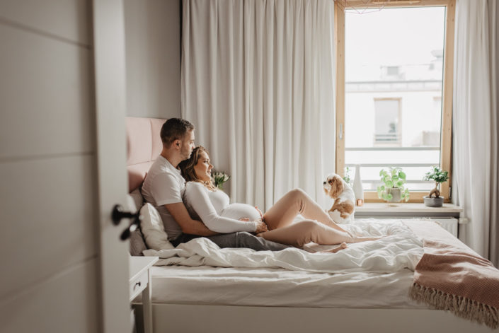 sesja ciążowa lifestyle warszawa